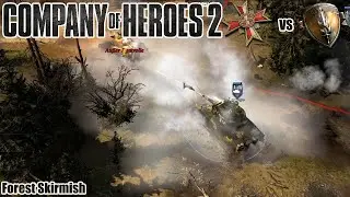 King of the hill - Company of Heroes 2 Skirmish #43 (Forest Skirmish)