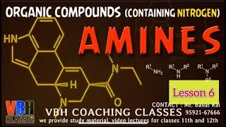 6. BASIC NATURE OF AMINES (CONCEPTUAL WITH EXAMPLES)