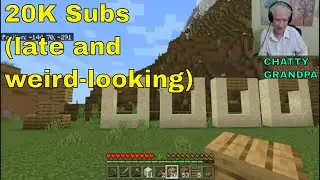 20 тысяч подписчиков: Сборка Minecraft пошла не так! (Болтливый дедушка)