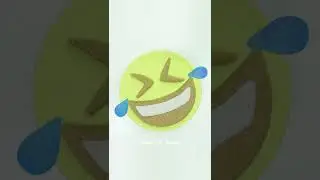 Funny emotions Emoji satisfying kinetic sand