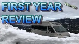 Годовой обзор нашего кемпервэна Roadtrek Zion 2018 года
