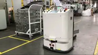 Our Single-Arm Forklift AMR 200KG capacity #automation #supplychain #logistics #innovation #robot