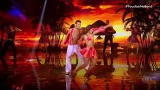 Faust&atilde;o Dan&ccedil;a das Feras Lambada Dennis Dinelle e Nathalia Ramos