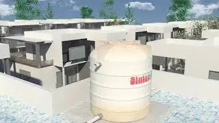 Анимация очистки резервуара для воды Sintex от Red Motion