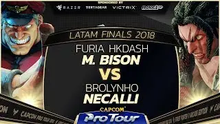 Furia HKDash (M. Bison) vs Brolynho  (Necalli) - Versus Fighting Cup 2018 - CPT 2018