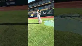 Kati Brewer sings National Anthem at Omaha Storm Chasers Baseball Game - July 2024