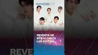 Se disparan precios de reventa para BTS #Shorts
