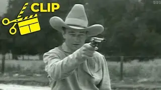 John Wayne fire shooter 🎥 Paradise Canyon (1935) #shorts #johnwayne #westernmovies