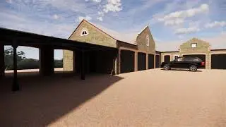 Lathbury Park - P1 - New Build 4 Bay Garage and Workshop. P2 - Cellar Conversion and Orangery