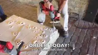 Tools in Action! Milwaukee 18V Li-ion Fuel SDS Plus Cordless Rotary Hammers M18CH & M18CHP