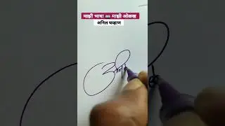 अनिल | मराठी सही | @marathi_signaturestudio #signature #calligraphy #handwriting #shorts #viral