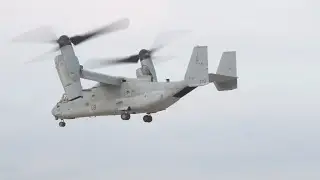 ESPETACULAR - ESSE &Eacute; O MV22 OSPREY - ACIONAMENTO E DECOLAGEM NA VERTICAL EM NITTAHARA - JAP&Atilde;O