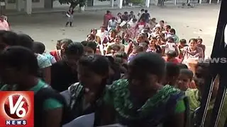 NEET 2017 | CBSE Conducts Re-Examination In Warangal | V6 News