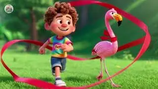Leo & Baby Flamingo Color Dance 🦩🎨💃 | Learn Colors & Fun Dance for Kids | Educational Video