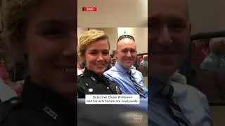 Cop Couple on Date Stop Masked Man from Robbing Restaurant #shorts