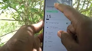 How to check internal storage capacity in Moto G04
