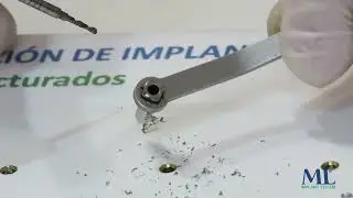 Kit extractor ML - Tutorial fresa izquierda helicoidal / Helical left drill use simulation