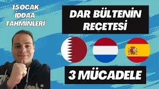 15 Ocak 2026 Perşembe İddaa Tahminleri | DAR B&Uuml;LTENİN RE&Ccedil;ETESİ | TOPLAM 3 M&Uuml;CADELE