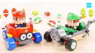 レゴ マリオカート &ndash; ベビィマリオ vs ベビィルイージ  72034 レゴマリオ／ LEGO Super Mario Baby Mario vs. Baby Luigi Speed build