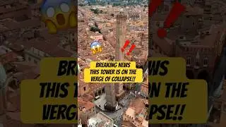 BREAKING NEWS ‼️⚠️ The Famous Tower In Bologna Is On High Alert After 1,000 Years!