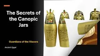Canopic Jars #ancientegypt #ancienthistory