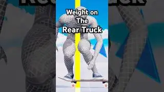 FS Bigspin - Вес на ЗАДНЕЙ ГРУЗОВИКЕ #3d #скейтбординг #скейт