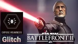 Dooku's Expose weakness glitch (Star Wars Battlefront 2).