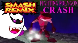 Smash Remix: 1P Mode Fighting Polygon Crash Very Hard (No Continues/Lives Lost)