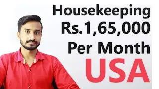 Housekeeping job USA Salary 2300 USD