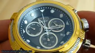 Invicta 16241 Reserve Bolt Zeus Swiss Made Gold Chronograph 220m