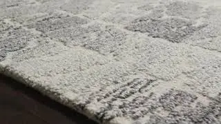 Artesia Rug in Silver & Ivory by ED Ellen DeGeneres Crafted by Loloi