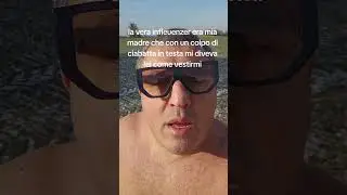 la vera influenzer era mia madre che con una ciabatta ti faceva vestire come diceva lei