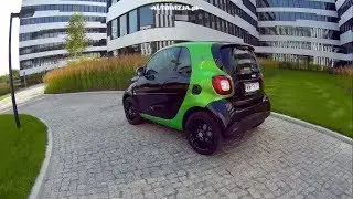 Smart ForTwo Electric Drive 2017 walkaround interior exterior acceleration pure sound