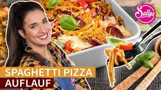 Spaghetti Pizza Auflauf - Einfach & lecker!