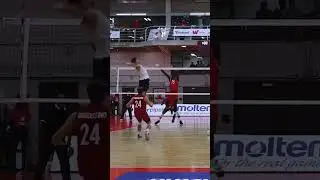 TJ Defalco | Line Bounce | USA Volleyball | #volleyball #9x9 #volleyballsource #shorts