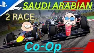 F1 2022 CHAMPIONSHIP COOP MODE | SECOND RACE SAUDI ARABIAN GP HIGHLIGHTS PS5