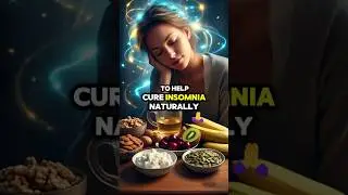 Top 10 Best Foods to Cure Insomnia Naturally | Fall Asleep Faster Tonight 😴#insomniarelief