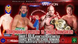 RWA-TV #13 Kid Romania & Tom Fulton vs Chaos & Erik Isaksen - Romanian Wrestling Alliance