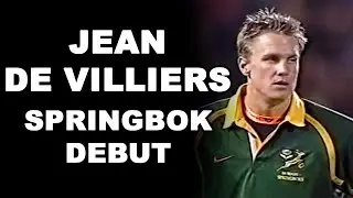 Jean De Villiers Springbok Debut