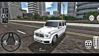 New White Mercedes G-WAGON for Parking - 3D Driving Class Android Gameplay 