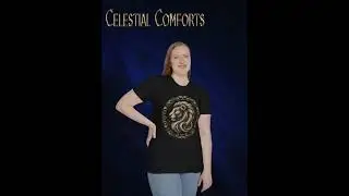 Celestial Comforts Leo sign T-Shirt #zodiac #zodiacshirts #clothing #horoscope #printondemand