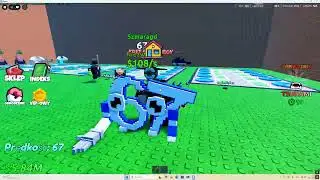 Gram z kolegą w Roblox i uciekamy przed falą