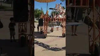 San Diego Maker Faire 2017  RSSC giant giraffe and robots