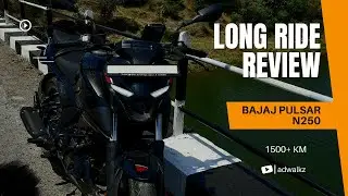 Bajaj Pulsar N250 Long Ride Review / Engine Heating - Mileage - Performance