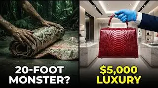How It's Made: The $5,000 Python Leather | Full Process: From Eco-Farm to Luxury Handbag