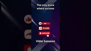 Vidal Sassoon Inspirational Saying | Motivational Short Video | Incredible You #motivation #facts