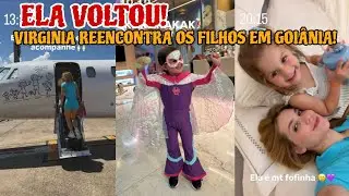 VIRGINIA FONSECA DE VOLTA! O reencontro com as filhas e os looks de Maria Alice e Maria Flor