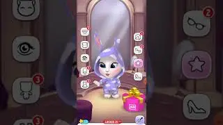 Crystal Princess Dress: 👗 👗 NEW my Talking Angela App Update #shorts #shortvideos #youtubeshorts