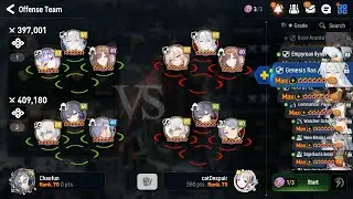 Epic Seven - Guild War - Exotic vs BatChest (catDespair) - Stinger Stronghold