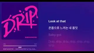 BABYMONSTER - 'DRIP' [ Lyrics + Hi-Res ]